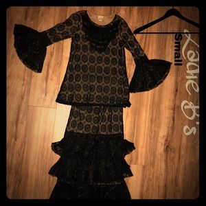 Zadie B’s Annabelle Black & Tan Outfit✨